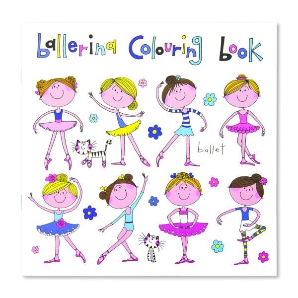 Rachel Ellen Design Boyama Kitapları / Ballerina