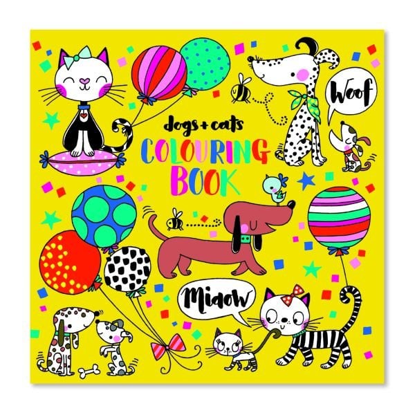 Rachel Ellen Design Boyama Kitapları / Dogs & Cats
