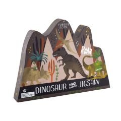 FLOSS & ROCK 80 Parça ‘’Dinazor’’ Şekilli Yap – Boz/Dinasour