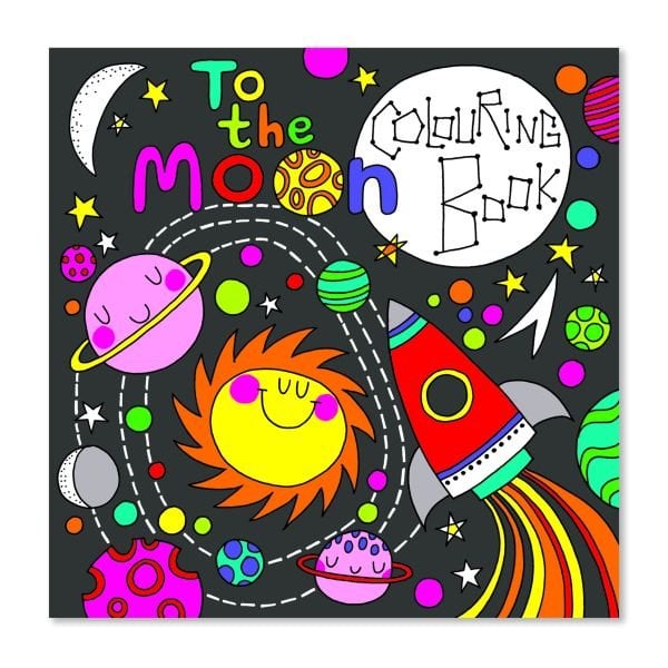 Rachel Ellen Design Boyama Kitapları / To The Moon