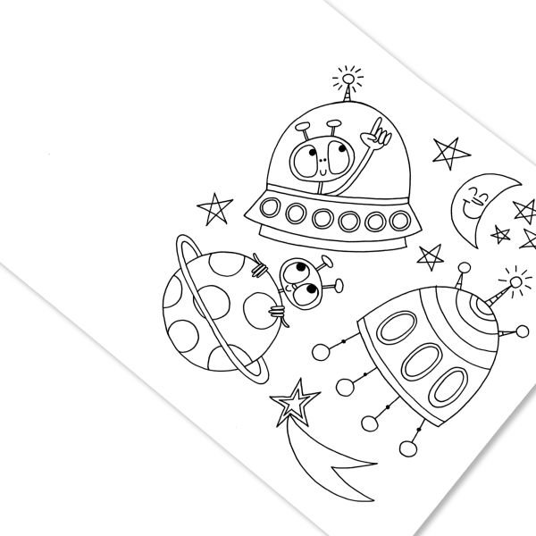 Rachel Ellen Design Boyama Kitapları / To The Moon