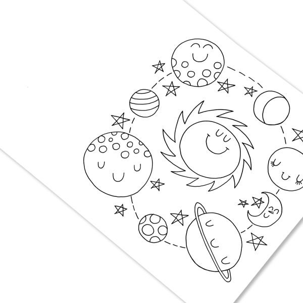 Rachel Ellen Design Boyama Kitapları / To The Moon