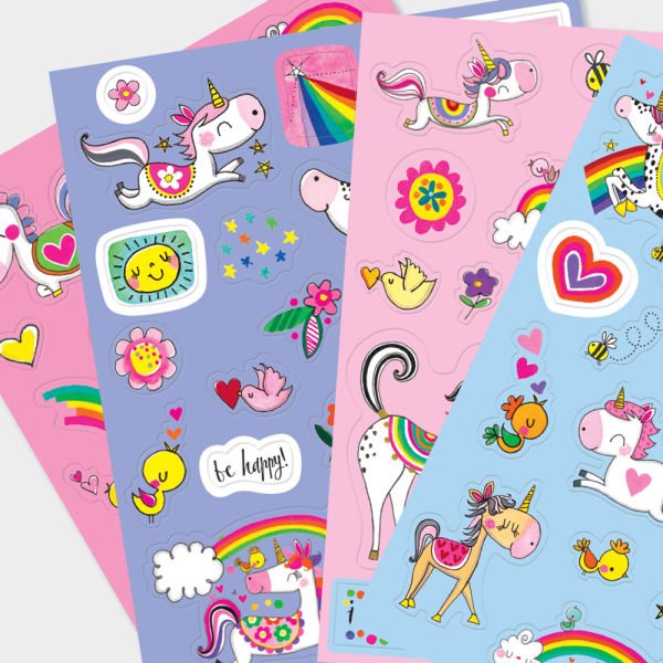 RACHEL ELLEN Sticker Setiı / Unicorns & Rainbows