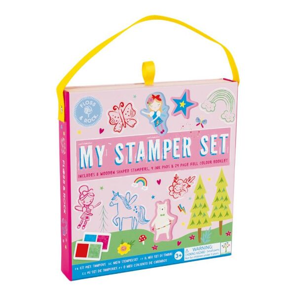 Floss & Rock Stamper Ahşap Baskı Seti /  Rainbow Fairy