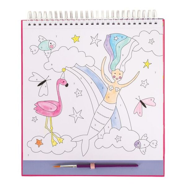 Floss & Rock Sayılarla Sulu Boyama Kitapları /  Fantasy