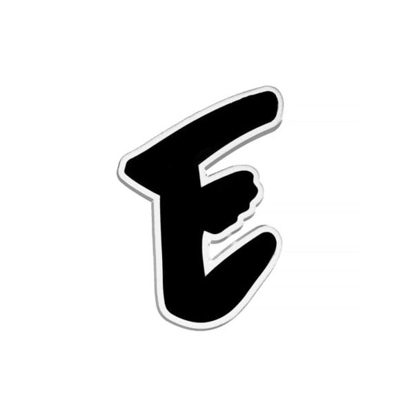 LIGHT PLUS NINE Badge Letter / E