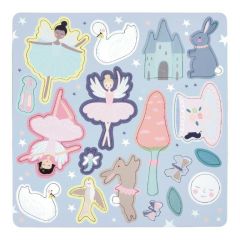 FLOSS & ROCK Mıknatıslı Kutu Oyunları – 4’ü 1 arada/Enchanted