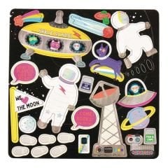 FLOSS & ROCK Mıknatıslı Kutu Oyunları – 4’ü 1 arada/Space