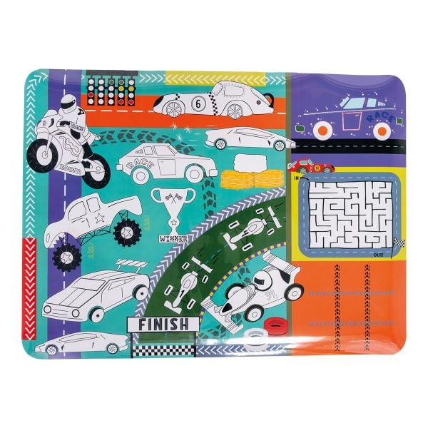 Floss & Rock Boyanabilir Oyun ve Aktivite Matı / Cars
