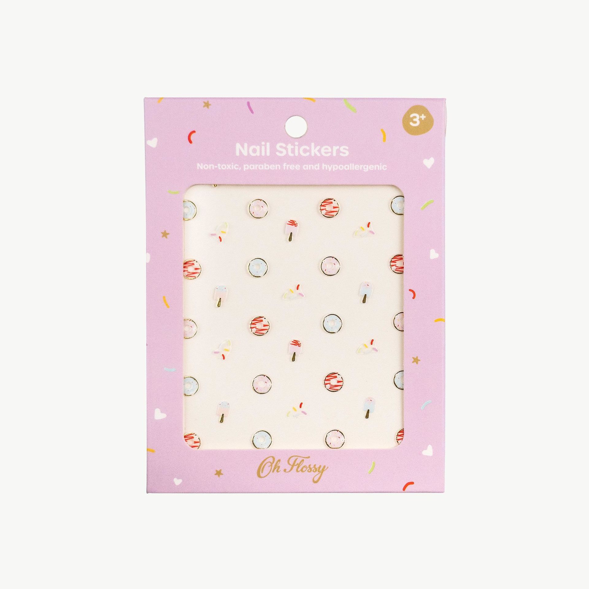 Oh Flossy Çocuk Tırnak Sticker Seti / Sweets