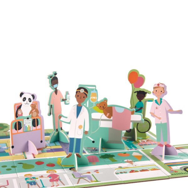 FLOSS & ROCK 60 Parça ''Happy Hospital'' Pop Out Yer Yap-bozu