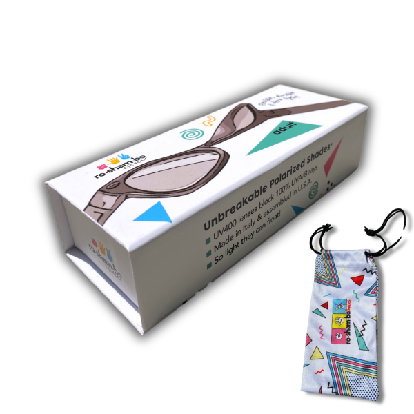Roshambo Eyewear Punky Glittered / Krom Lens Yetişkin Güneş Gözlüğü  / W