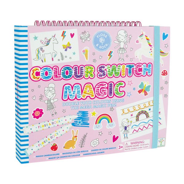 Floss & Rock Renk Değiştiren Sihirli Aktivite Kitabı / Rainbow Fairy