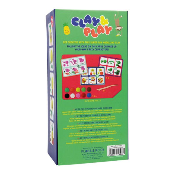 Floss & Rock Clay And Play Hava İle Kuruyan Kil Seti/ Jungle