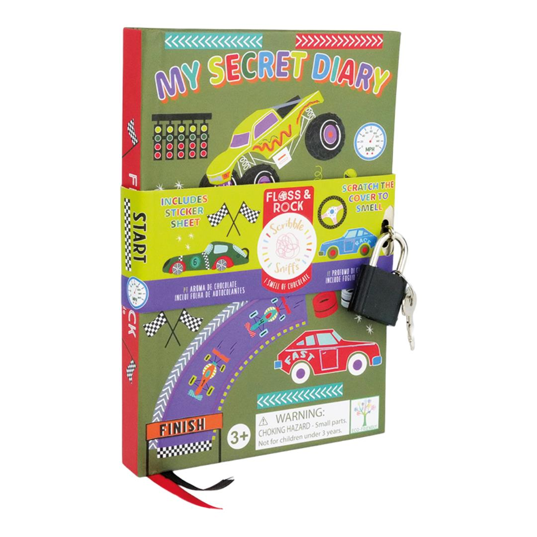 FLOSS & ROCK Kokulu Kilitli Günlük / Cars