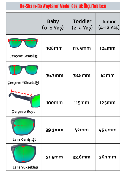 Roshambo Eyewear Daphne /  Aynalı Mor Lens / W- Junior (4-12 Yaş)