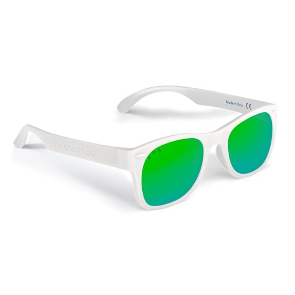Roshambo Eyewear Ice Ice/ Yeşil Lens Yetişkin Güneş Gözlüğü / W