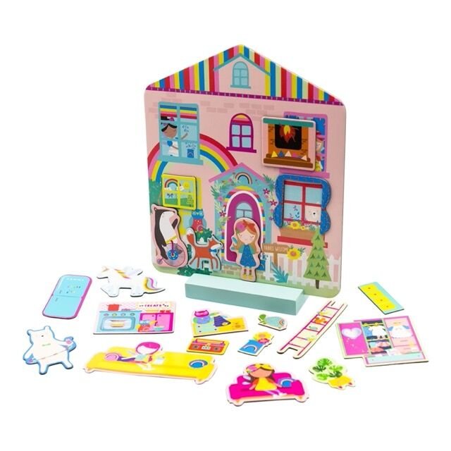 FLOSS & ROCK Mıknatıslı Ev Giydirme Seti / Rainbow Fairy