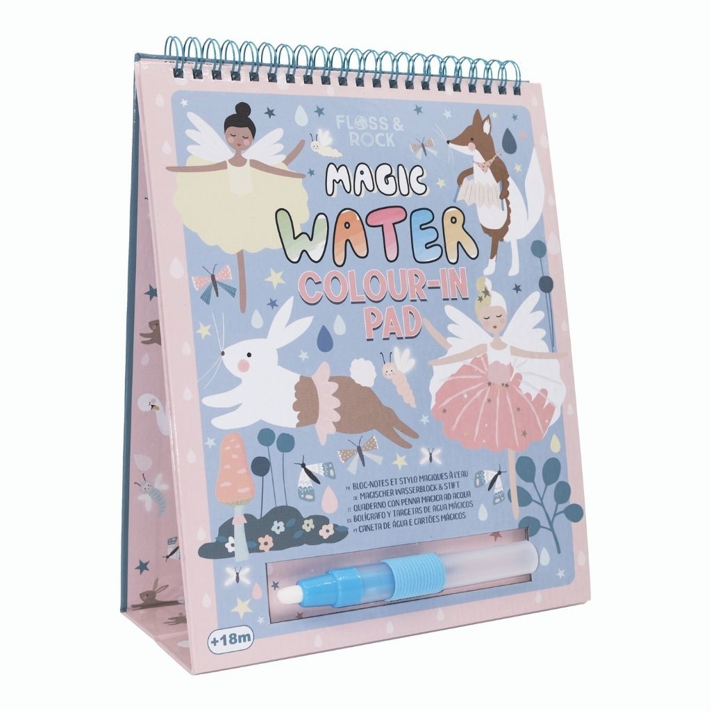 FLOSS & ROCK Renk Değiştiren Water Magic Boyama Kitabı / Enchanted *Yeni*