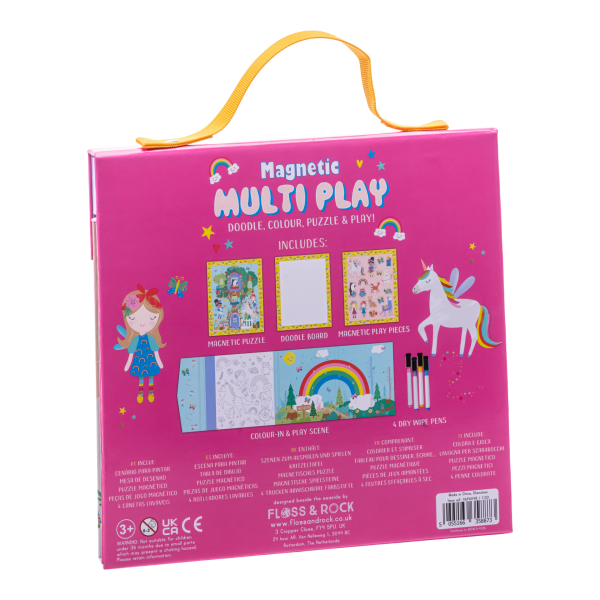 FLOSS & ROCK Mıknatıslı Çoklu Oyun Seti / Rainbow Fairy * YENİ*