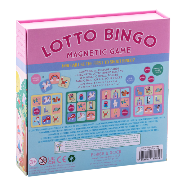 Mıknatıslı Bingo Şans Oyunu / Rainbow Fairy *YENİ*