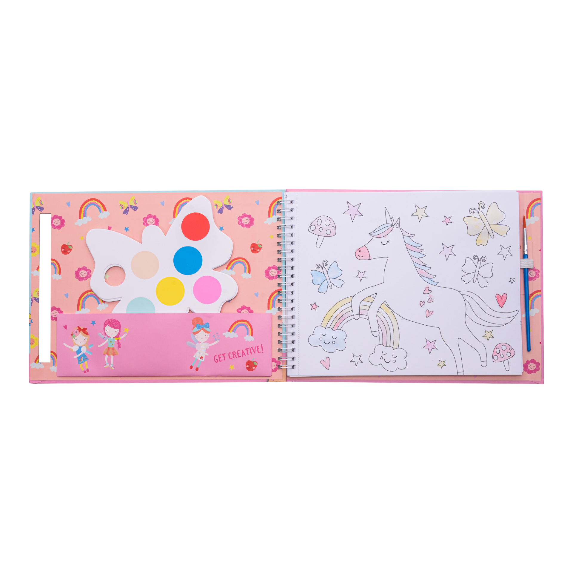 Sulu Boyalı Boyama Kitabı / Rainbow Fairy *YENİ*