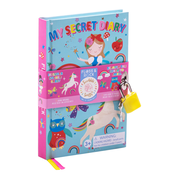 FLOSS & ROCK Kokulu Kilitli Günlük / Rainbow Fairy *YENİ*