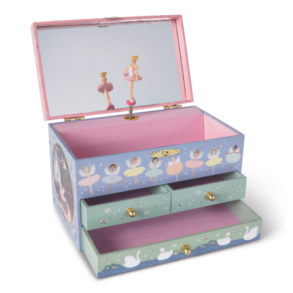 Floss & Rock 3 Cekmeceli Müzikli Mücevher Kutusu / Enchanted *YENİ*