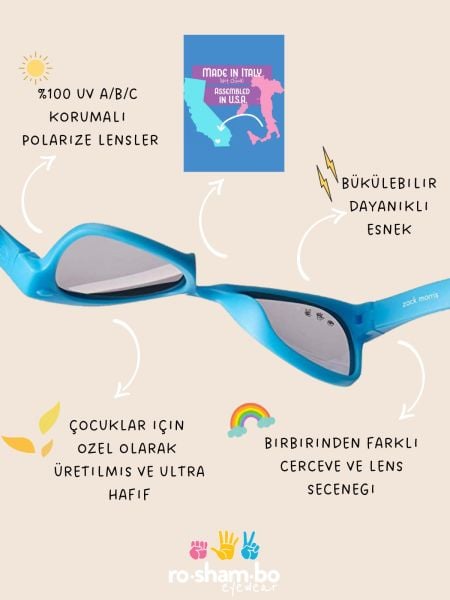 Roshambo Eyewear Breakfast / Kahverengi Standart Lens Yetişkin Güneş Gözlüğü / R