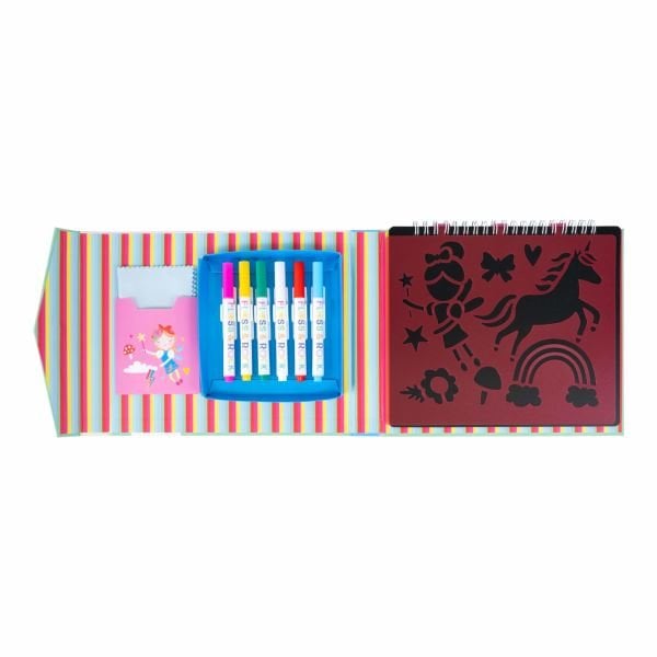 FLOSS & ROCK Chalk Board Eskiz Kitabı / Rainbow Fairy  *YENİ*
