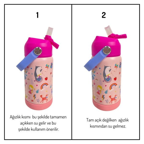 FLOSS & ROCK Paslanmaz Çelik Pipetli Suluk / Construction