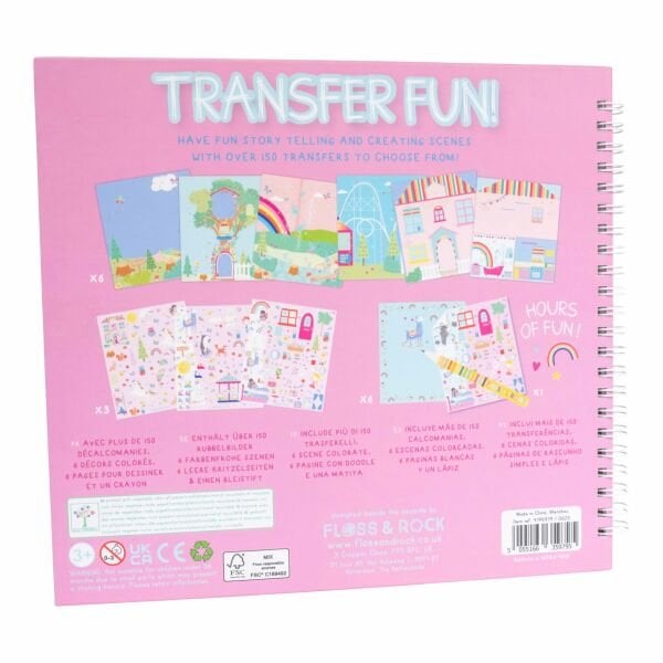 FLOSS & ROCK Transfer Fun Aktivite Kitabı / Rainbow Fairy *YENİ*