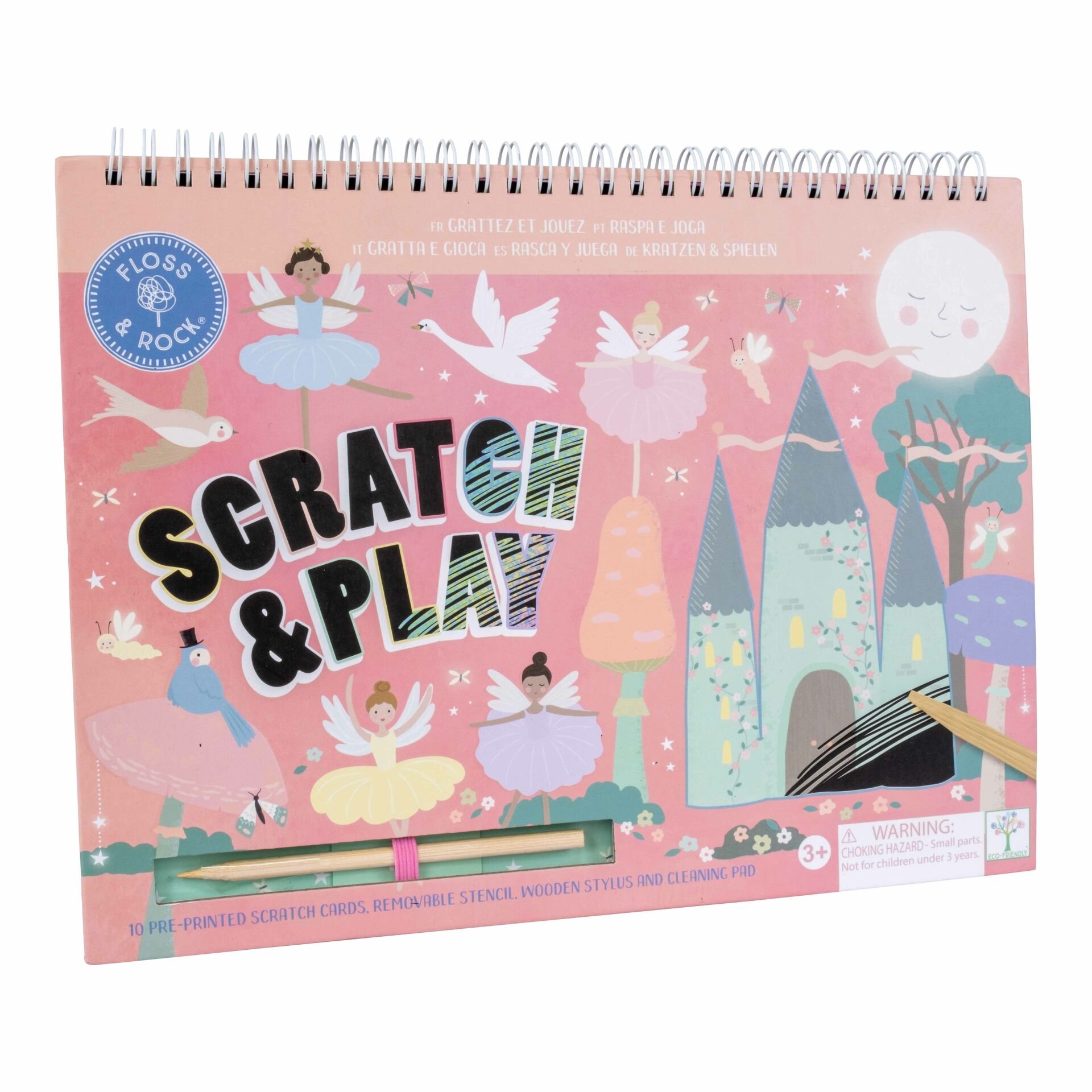 FLOSS & ROCK Scratch and Play Aktivite Kitabı / Enchanted *YENİ*
