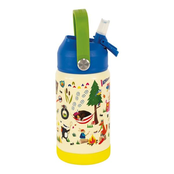 FLOSS & ROCK Stainless Steel Straw Bottle / Adventure