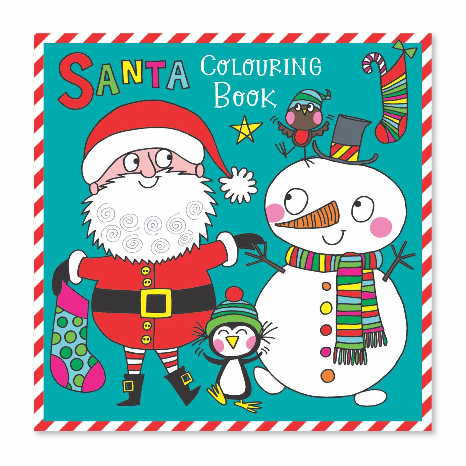 RACHEL ELLEN Boyama Kitabı / Santa & Snowman