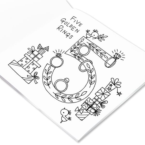 RACHEL ELLEN Boyama Kitabı / 12 days of Cristmas