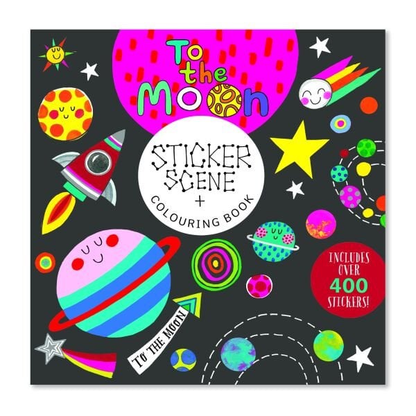 RACHEL ELLEN  Sticker Boyama Kitabı / To The Moon