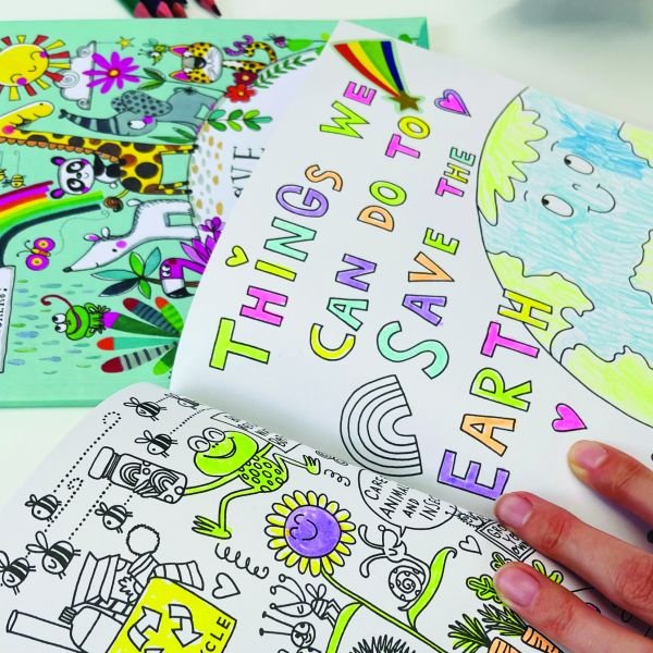 RACHEL ELLEN Sticker Boyama Kitabı  / Love our Planet