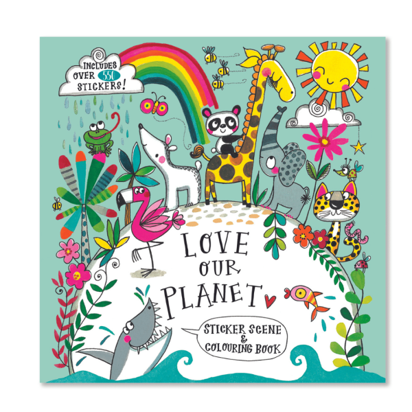 RACHEL ELLEN Sticker Boyama Kitabı  / Love our Planet