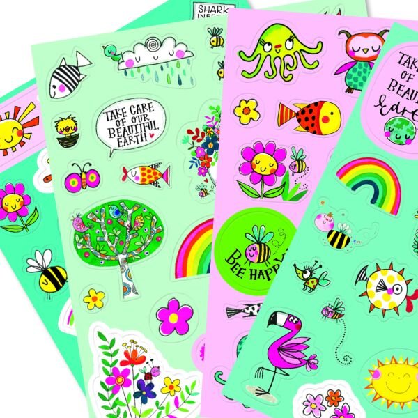 RACHEL ELLEN Sticker Seti / Love Our Planet