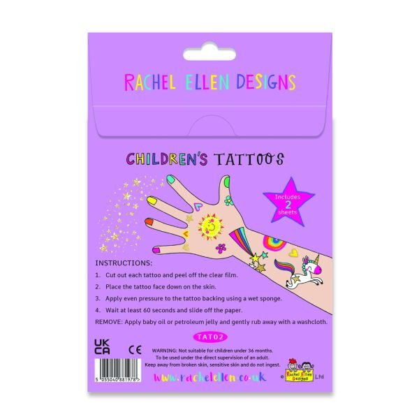 RACHEL ELLEN Geçici Dövme / Magical Unicorn